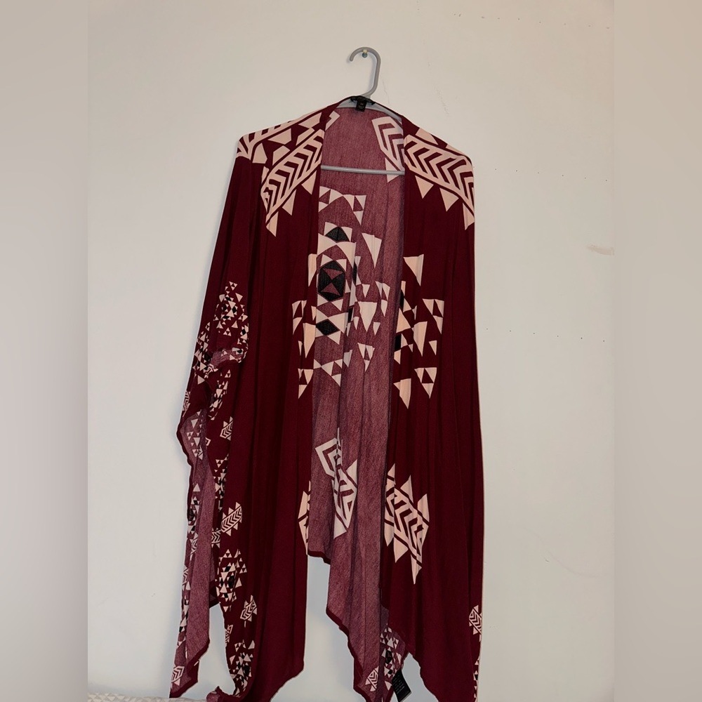 Short Sleeved Over-Dressing (Cardigan)